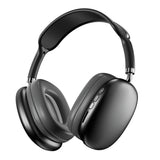 Wireless Bluetooth Over-Ear Headphones TWS Adjustable Earphones Headset Foldable Lightweight Headset for Home Office - Black