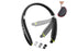 Bluetooth Headphones Foldable Bluetooth Neckband Headphones, Wireless Sports Headset with Built-in Mic - Black