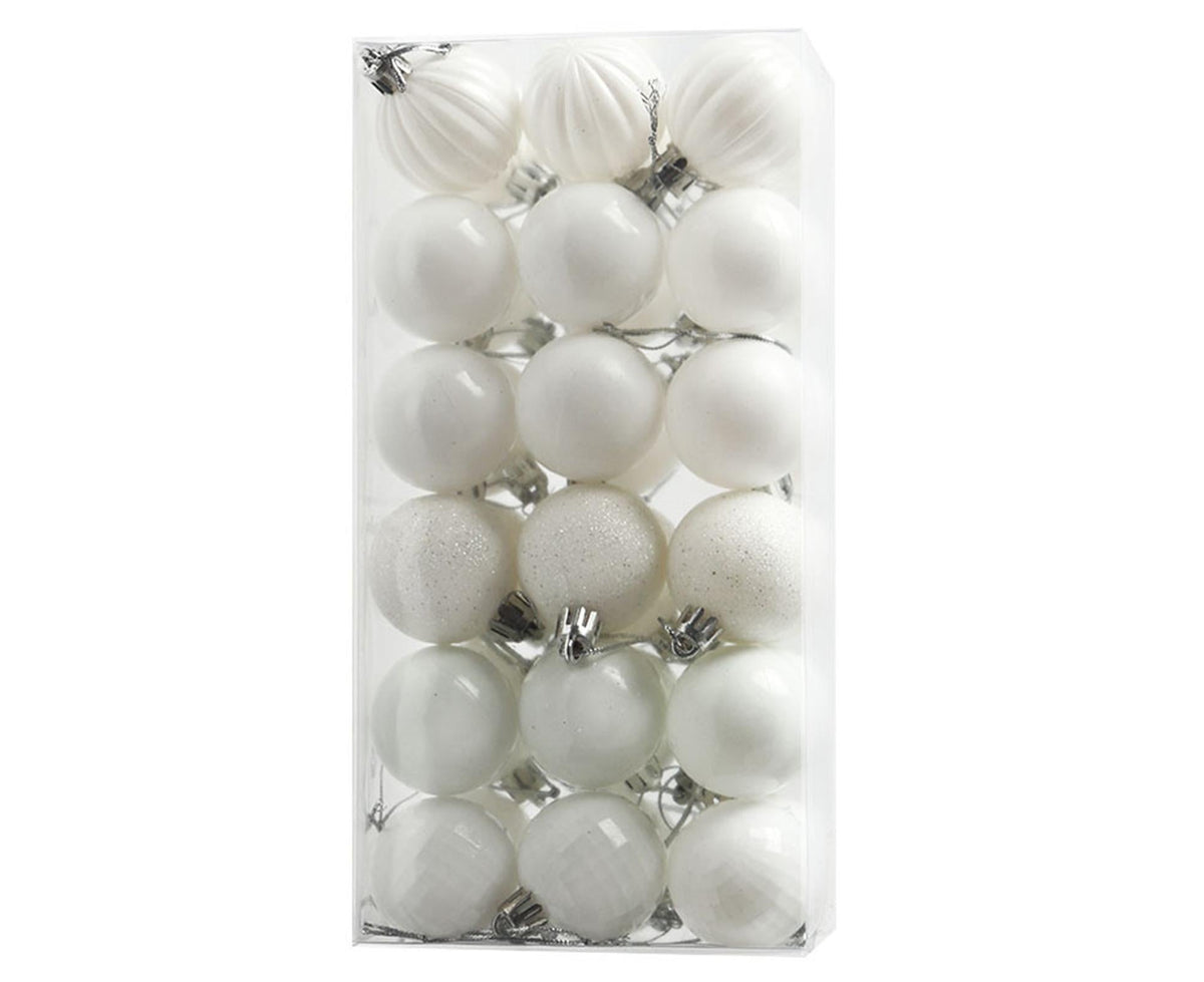 Xmas Party Balls-White
