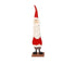 Snowman Ornament Festive Atmosphere Decorate Wood Tea Table Garden Doll Figurine for Home-L