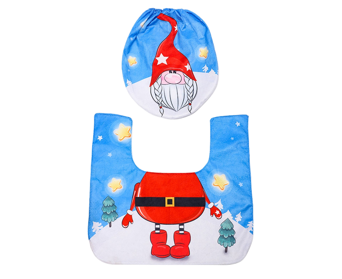 Christmas Toilet Mat Pad Kit-B