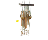 Anti-corrosion Wind Chime with Heart Pendant Metal Patio Porch Windchimes Bell for Home