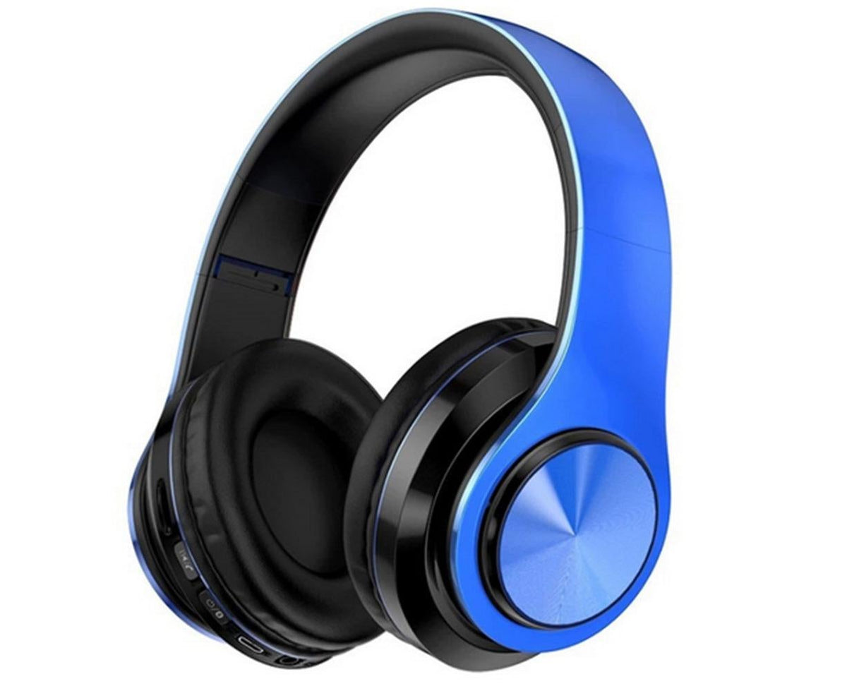 Bluetooth Headphones - Foldable & Lightweight - Wireless Stereo Headset with Mic for Travel/PC