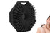 Silicone Body Cleansing Brush Shower Scrubber Gentle Exfoliating and Massage for all Kinds of Skin -Black