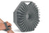 Silicone Body Cleansing Brush Shower Scrubber Gentle Exfoliating and Massage for all Kinds of Skin -Gray