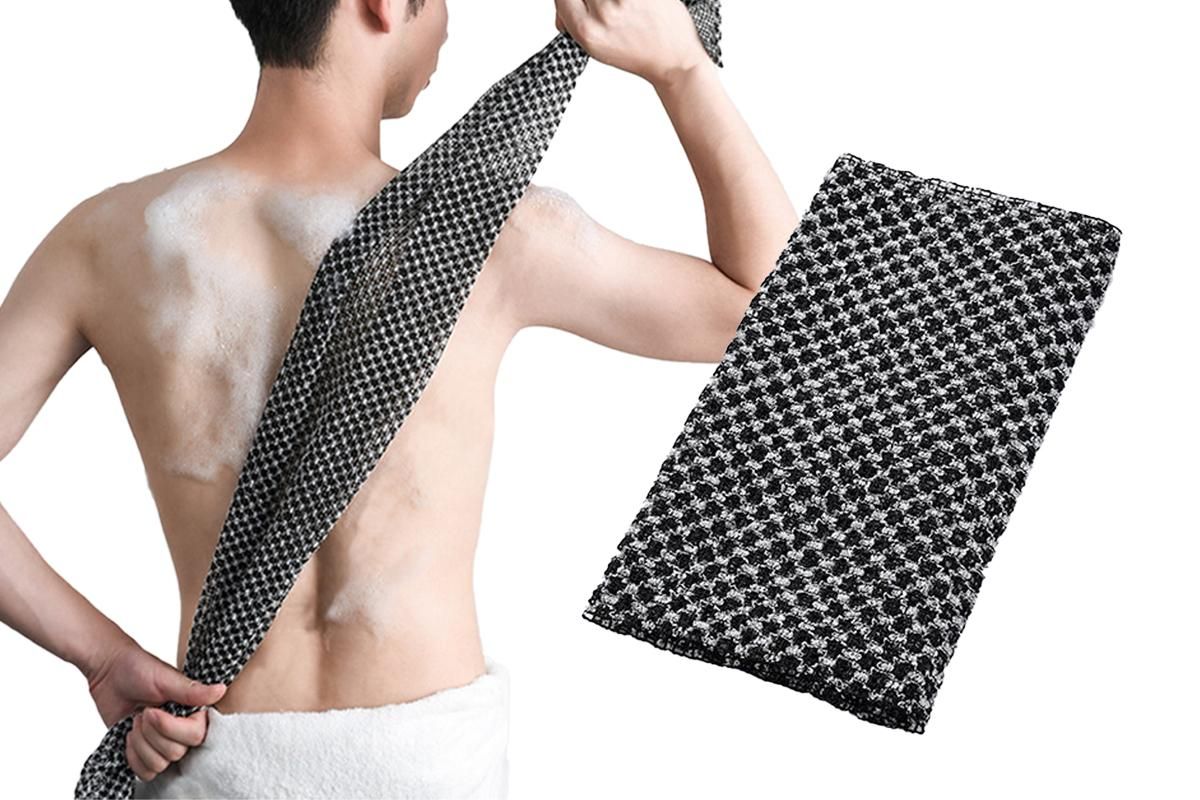 Back Scrubber for Shower Exfoliating Body Scrubber Bath Towel Shower Back Washer Scrub Wash Cloth Exfoliating Washcloth Towel for Men Women