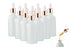 10 Pack Glass Dropper Bottles Rose Gold Caps for Essential Oils - 30ml