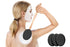 Back and Foot Lotion Applicator with 4 Replacement Pads Sunscreen Applicator Tool - Black