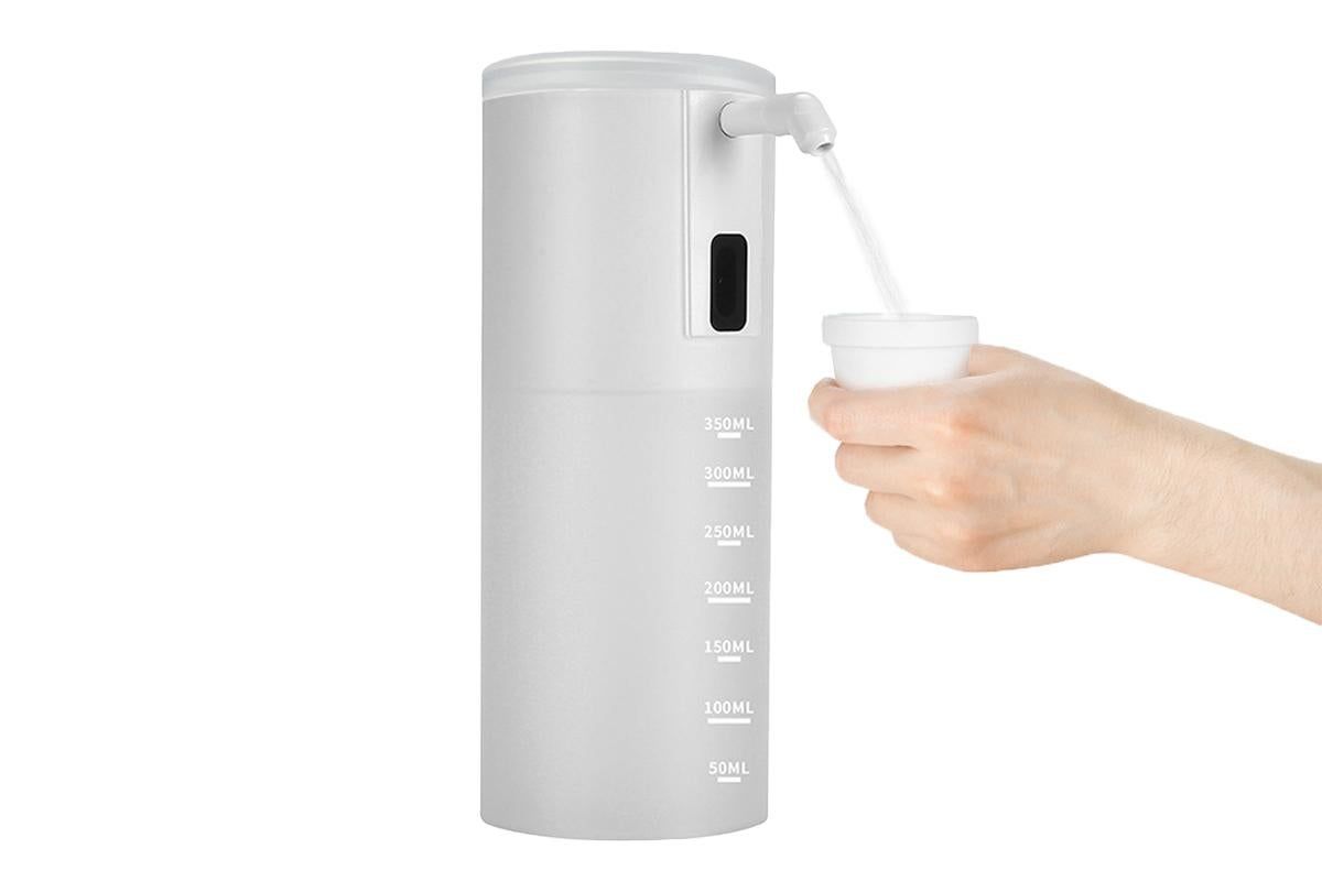 Rechargeable Portable Automatic Mouthwash Dispenser for Bathroom -White
