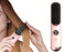 Cordless LCD Hair Straightening Brush 2-in-1 Portable Styling Tool for Travel - Pink