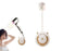 Hands-Free Hair Dryer Holder Adjustable Lazy Bracket -White-gold