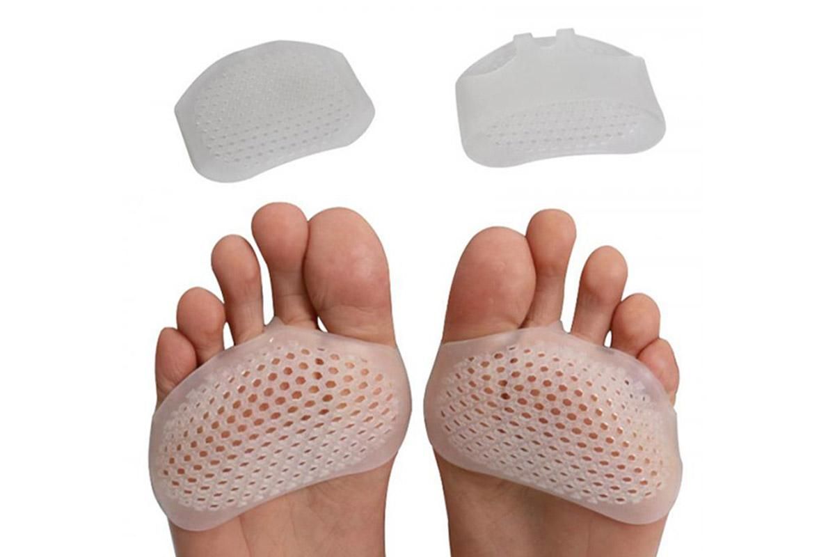 Foot Pad Cushions Gel Foot Cushion Metatarsal Pads Forefoot Pad(2Pairs)