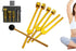 3Pcs Aluminum Tuning Forks Set 128Hz 256Hz 512Hz for Sound Healing Yoga Meditation - Gold