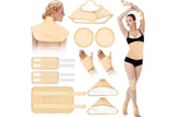 10PCS Castor Oil Pack Wraps Reusable Adjustable Elastic Straps for Neck Shoulder Chest Waist Knee Feet
