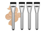 4 Pack Flat Foundation Brush Straight Head Makeup Brush for Liquid Foundation Face Mask