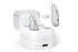 Smart Noise Reduction BTE Hearing Aid with Charging Case Rechargeable Sound Amplifier - Silver