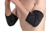 2Pcs Elbow Brace for Tendonitis Elbow Compression Support Sleeve for Golfers Pain Relief for Workout Weightlifting -Black / L