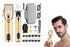 Cordless Hair Clippers for Men Trimmers Set and Barber Clippers for Haircut Beard Trimmer Kit with LCD Display Rechargeable -Gold