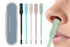 Nose Hair Trimmer for Men Women Double Sided Nose Hair Knife with Nose Picker
