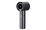 Portable Handheld Turbo Fan Windy Speed Adjustable Mini Personal Battery Operated Fan -Grey