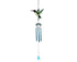 Cute Hummingbird Metal Tubes Wind Chime Bell Home Yard Wall Hanging Ornament-Green Wind Chime Tube