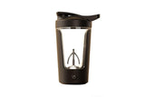 Electric Shaker Bottle USB Rechargeable Protein Mixer Cup Auto Blending Mug - Black