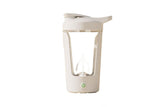 Electric Shaker Bottle USB Rechargeable Protein Mixer Cup Auto Blending Mug - White