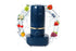 Portable Fruit and Vegetable Cleaning Machine Rechargeable Food Washing Purifier Vegetable Washer -Dark Blue