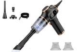 Car Vacuum Portable Cordless 2 in 1 Vacuum Cleaner Air Duster Handheld Vacuum Cordless with 3000mAh Battery - Black