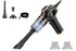 Car Vacuum Portable Cordless 2 in 1 Vacuum Cleaner Air Duster Handheld Vacuum Cordless with 3000mAh Battery - Black