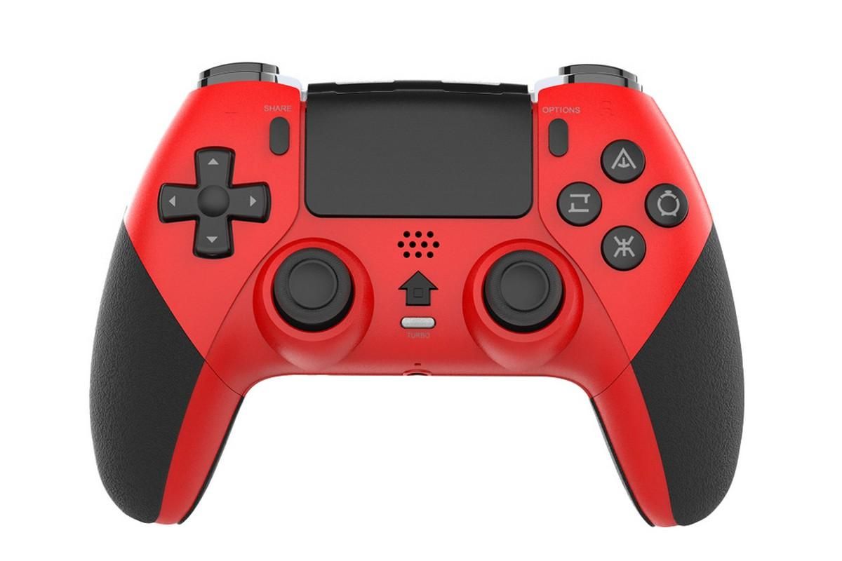 Wireless Controller for PC PS4 Controller Accessories -Red