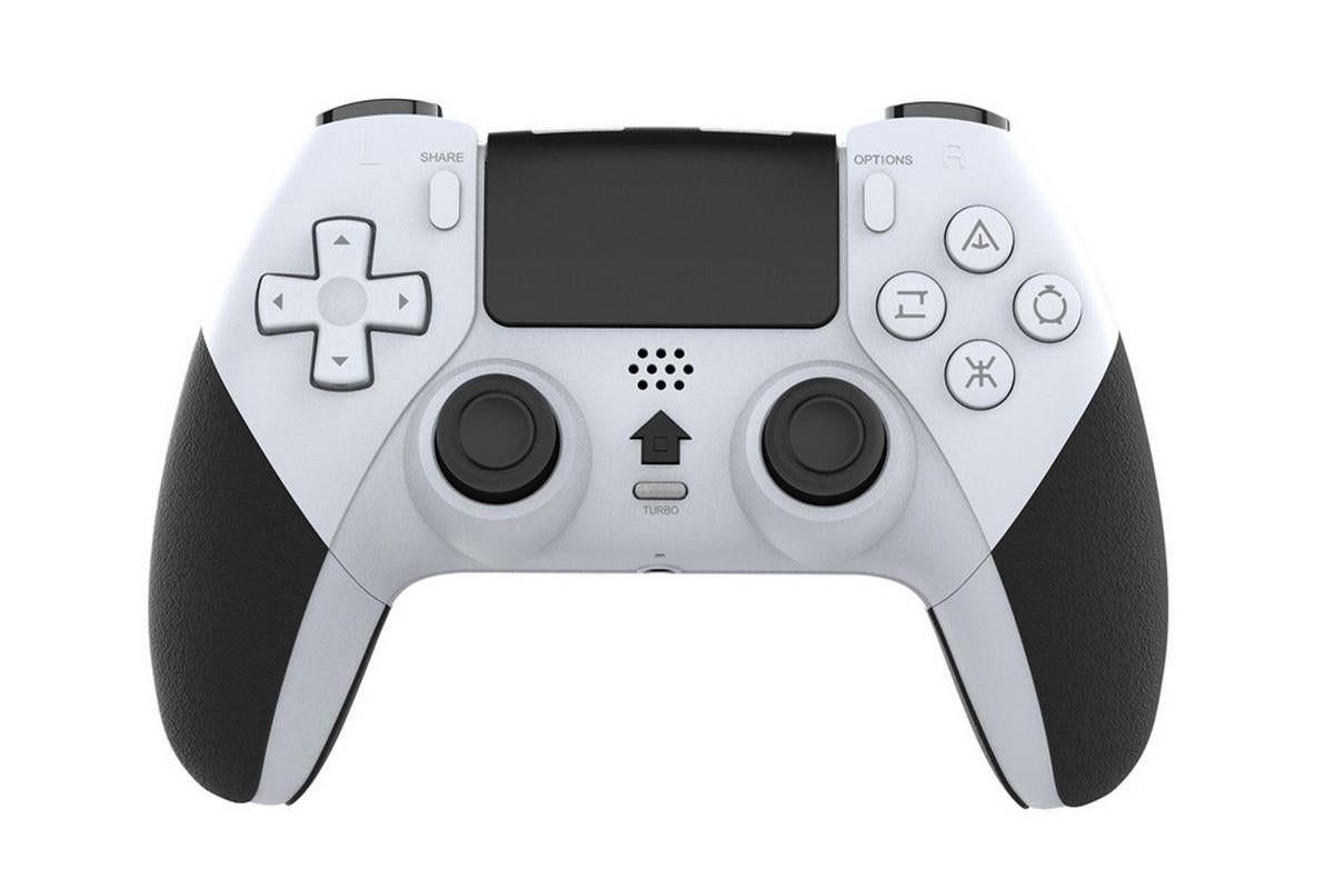Wireless Controller for PC PS4 Controller Accessories -White