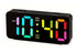 Small Digital Alarm Clock with 5 Dimmers and 5 Alarm Volumes for Bedrooms - Black
