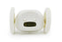 Rolling Loud Alarm Clock Runaway Bedside Mobile Clock for Deep Sleepers Home Decoration - White