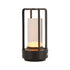 Table Lamp Rechargeable with Touch Dimmer for Bedroom - Black