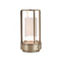 Table Lamp Rechargeable with Touch Dimmer for Bedroom - Silver