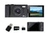 4K Digital Camera Flip Screen Autofocus for Vlogging and Photography Beginners - Black