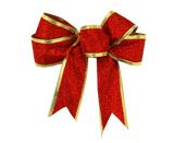 Fabric Xmas Bowknot-Red