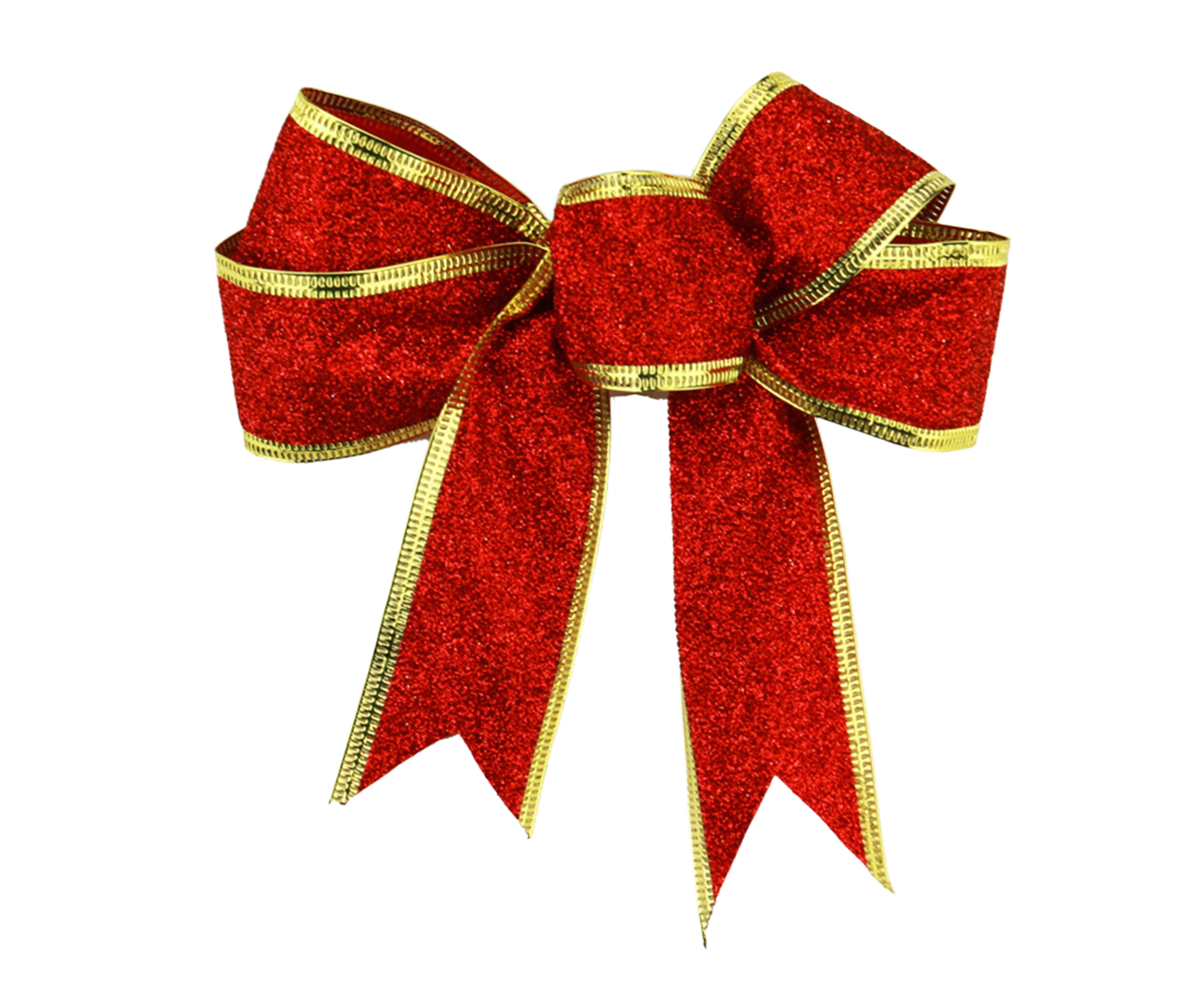 Fabric Xmas Bowknot-Red