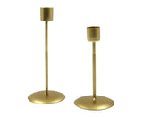 2Pcs Candlestick Exquisite Decorative Simple Nordic Style Candlelight Stand Home Decor -Golden