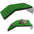 Turtle Basking Platform Simulation Grass Turtle Ramp for Fish Tank Aquarium - L