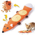 Dog Toys for Aggressive Chewers Dog Toys with Squeaker for Boredom and Teething Orange