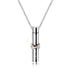 Pet Urn Necklace Pendant Titanium Steel Jewelry