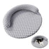 Washable Cooling Pet Bed with Removable Cover for Dogs & Cats - Dark Gray - S