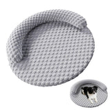 Washable Cooling Pet Bed with Removable Cover for Dogs & Cats - Dark Gray - L