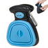 Handheld Foldable Pet Pooper Scooper - Easy Poop Pickup and Cleaner Blue