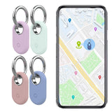 4Pcs Compatible with Samsung Galaxy SmartTag2 Silicone Case All-Round Protection Smarttag2 Holder with Keychain Style 3
