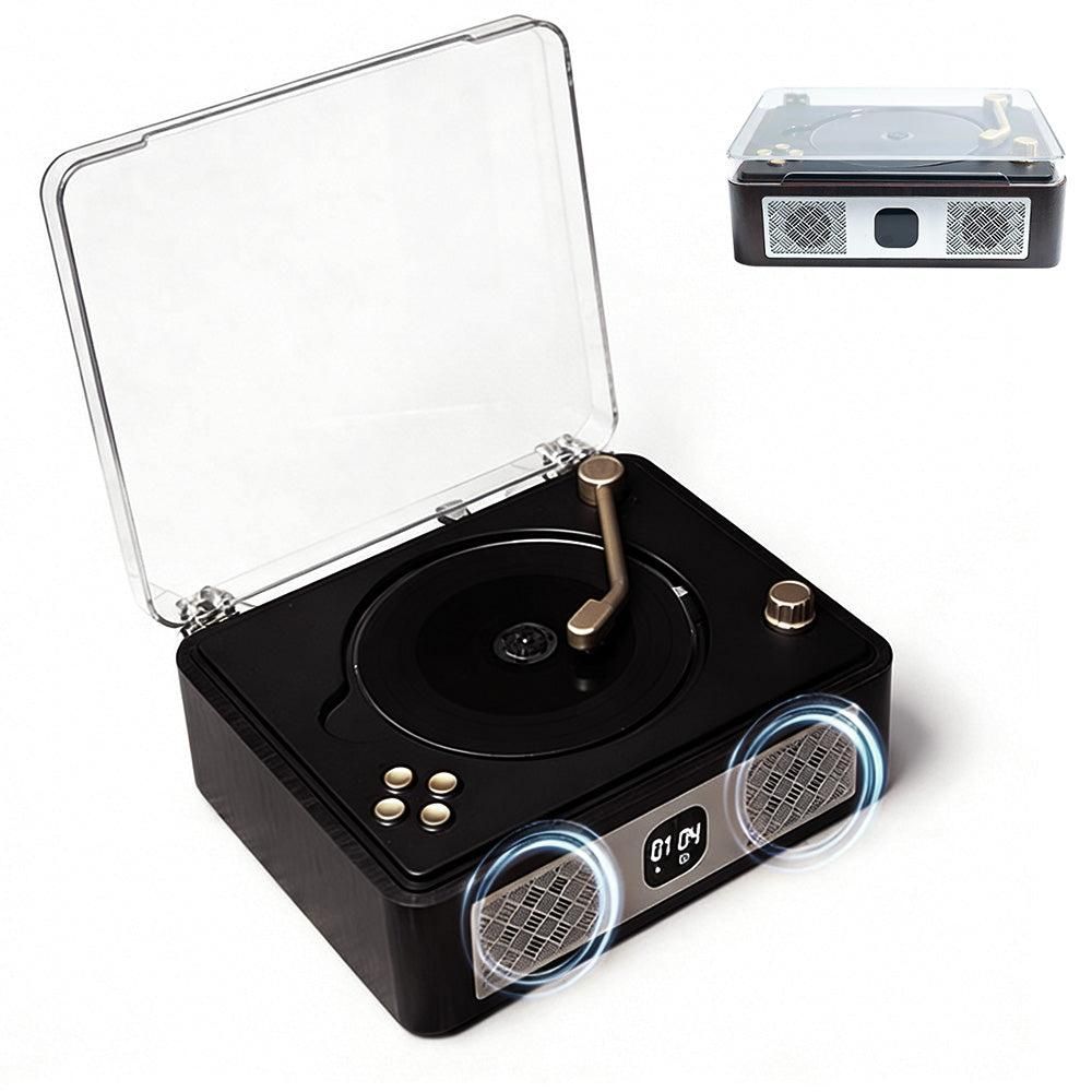 Retro CD Player with Speakers - Portable Bluetooth Music Player for Home Use