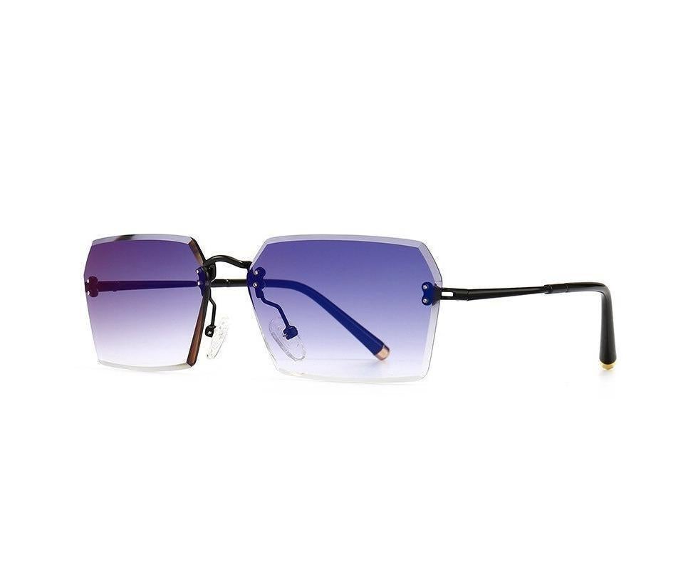 Fashion Rimless Sunglasses Women Luxury Brand Sun Glasses Female Eyewear Square Retro Lens UV400 Men Glasses