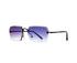 Fashion Rimless Sunglasses Women Luxury Brand Sun Glasses Female Eyewear Square Retro Lens UV400 Men Glasses
